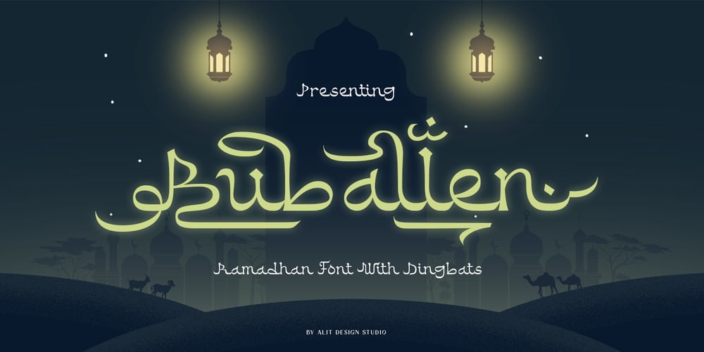 Buballen font