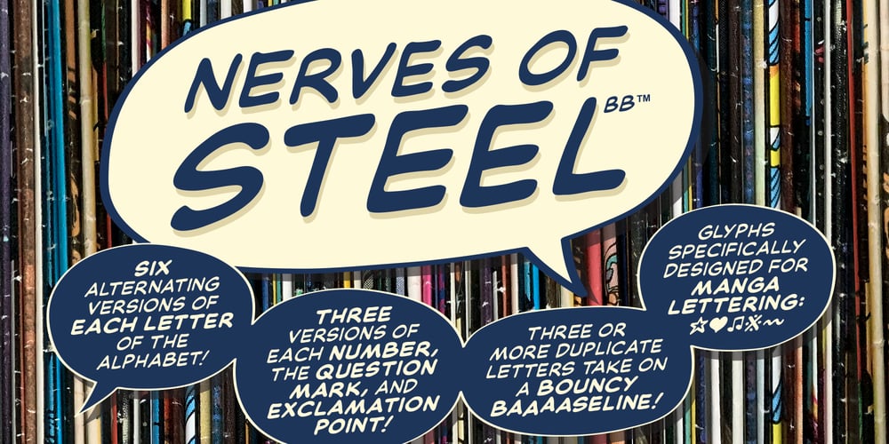 Nerves of Steel BB font