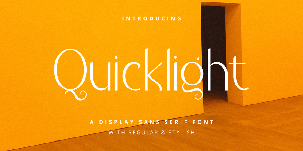 Quicklight font