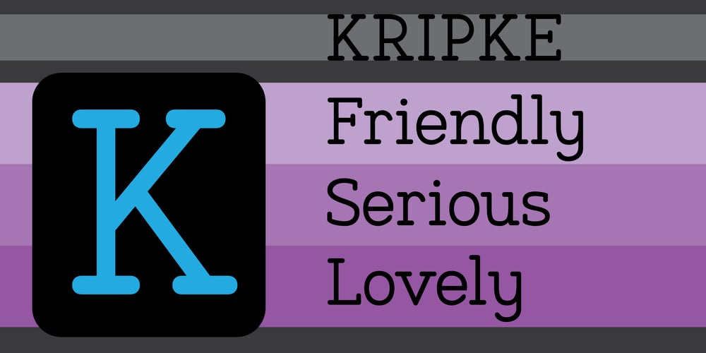 Kripke font