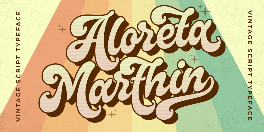 Aloreta Marthin font