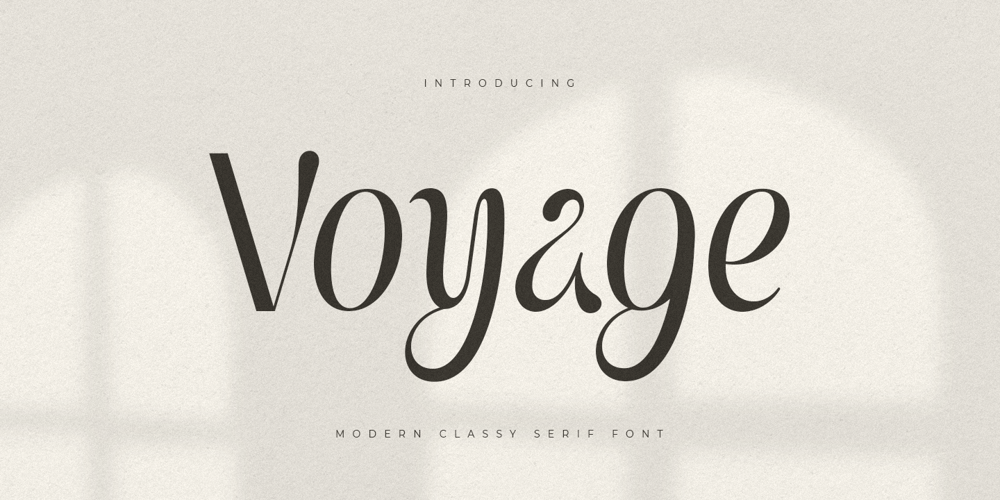 Voyage Style font
