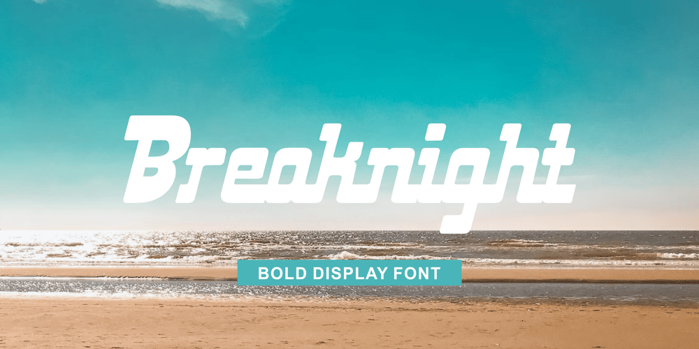 Breaknight font