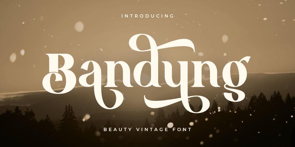 Bandung Style font