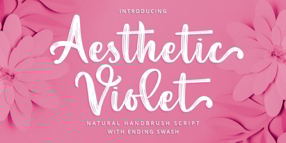 Aesthetic Violet font