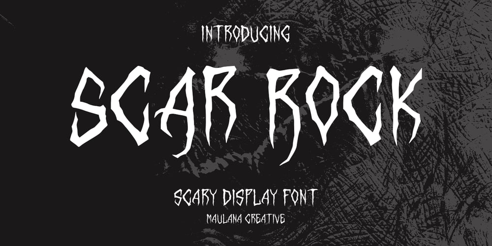MC Scar Rock font