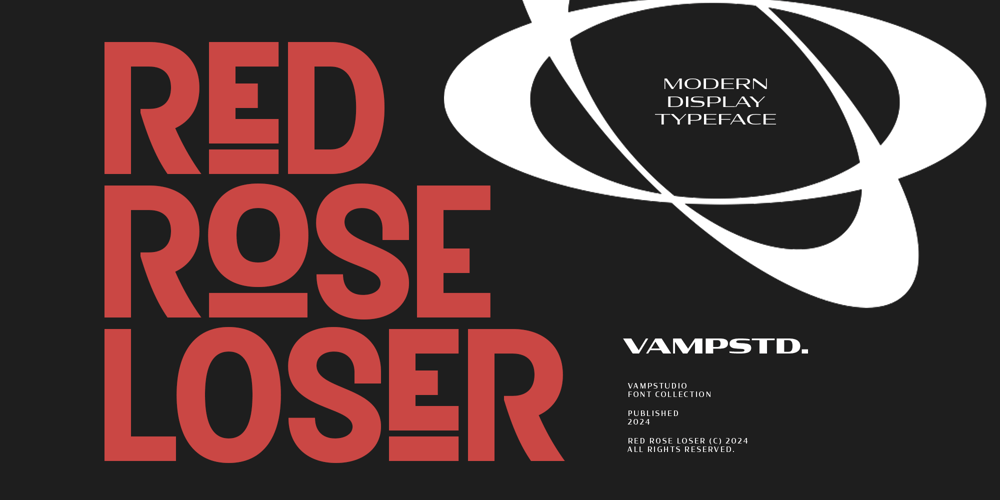 Red Rose Loser font