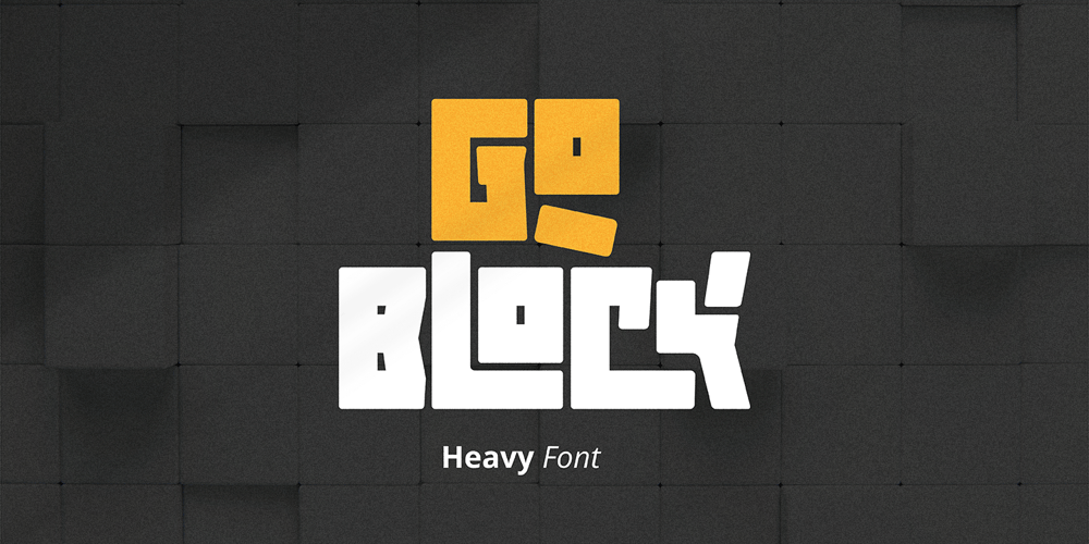 Goblock font