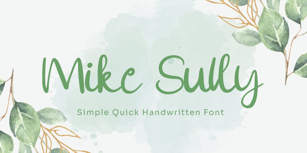 Mike Sully font