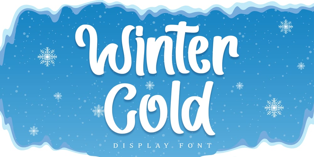 Winter Cold font