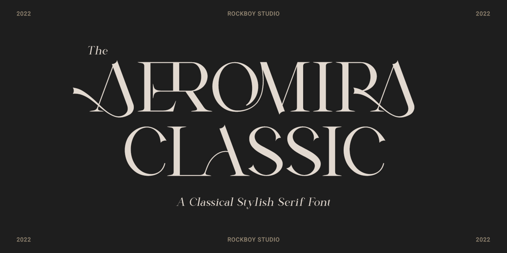 Aeromira Classic font
