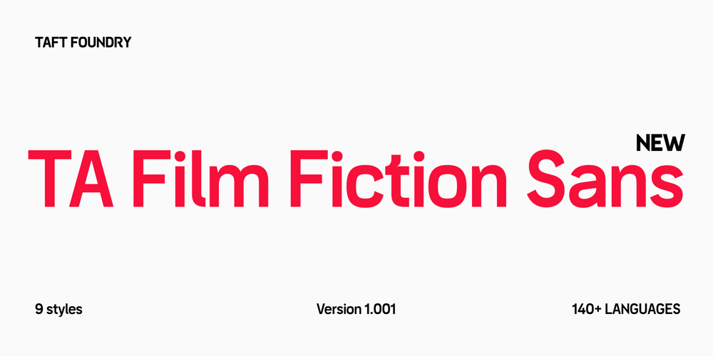 TA Film Fiction Sans font