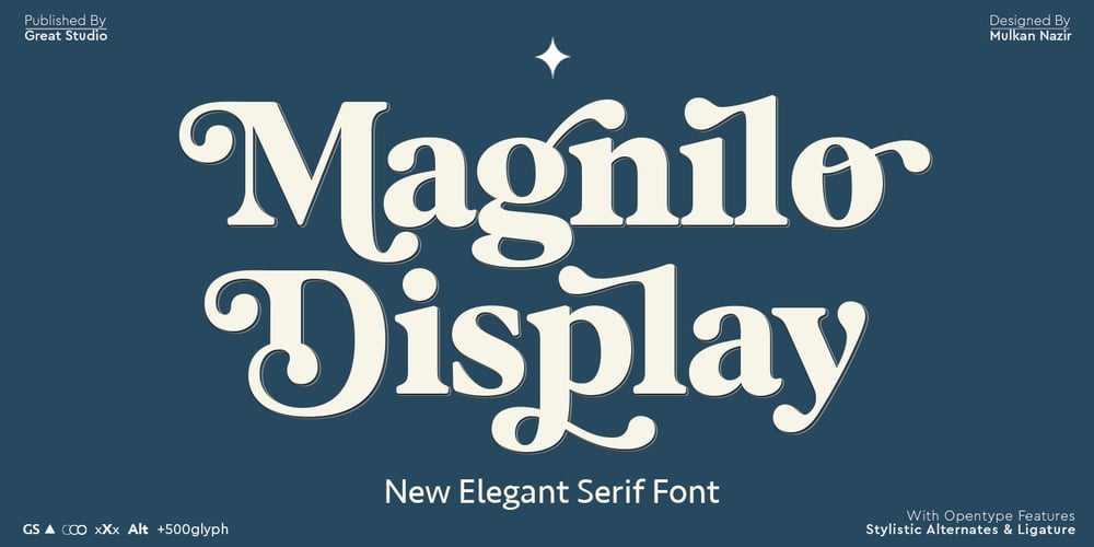 Magnilo Display font