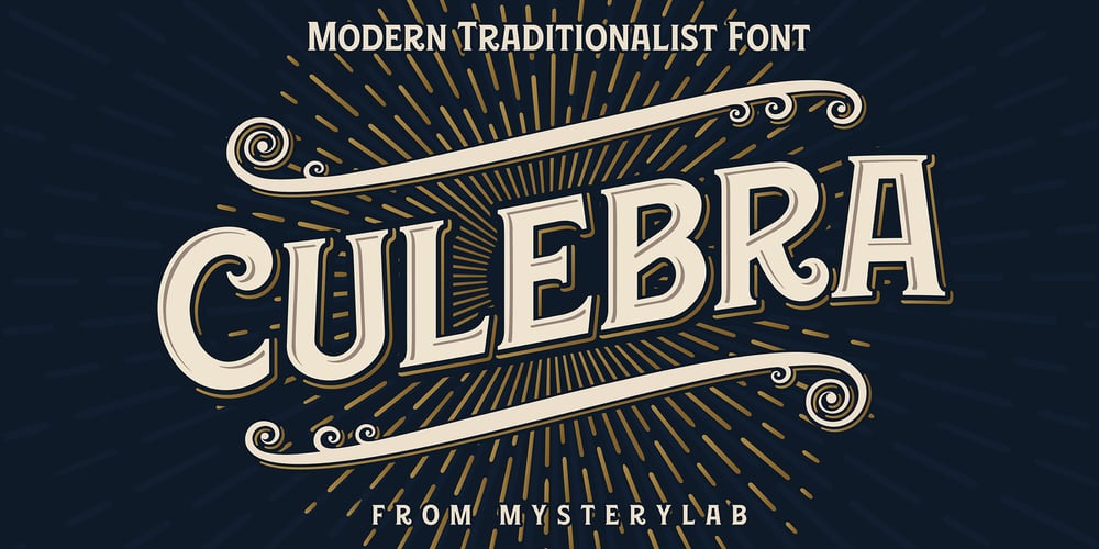 Culebra font