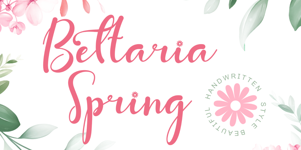 Bettaria Spring font