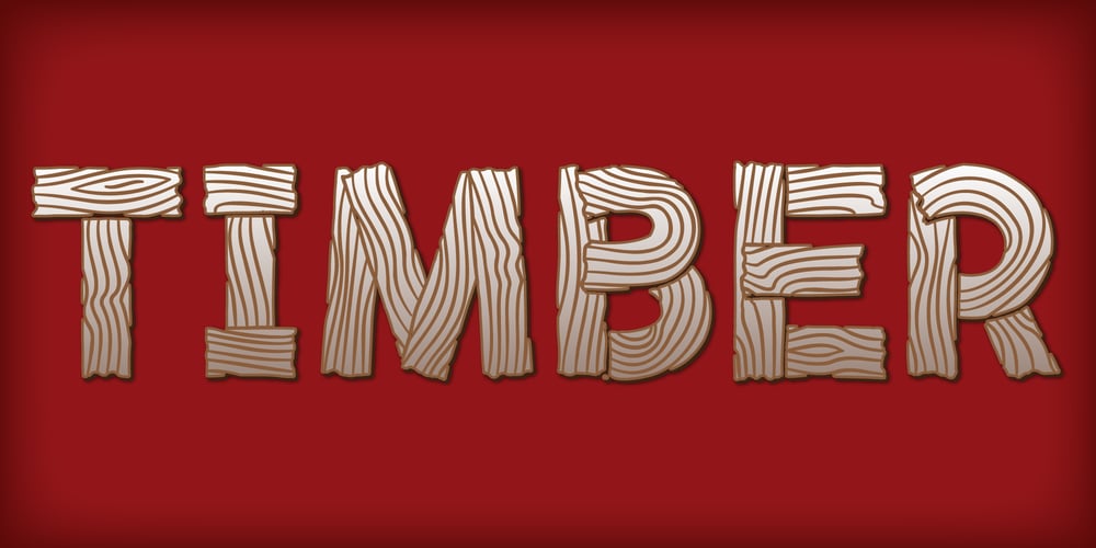 Timber font
