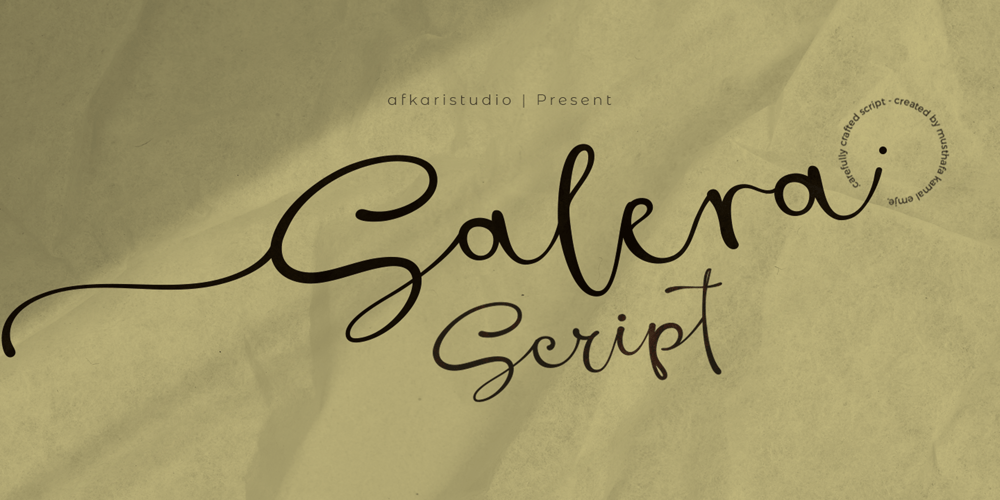 Salera Script font