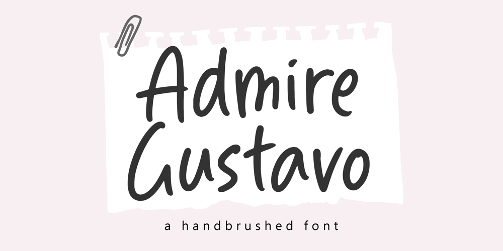 Admire Gustavo font