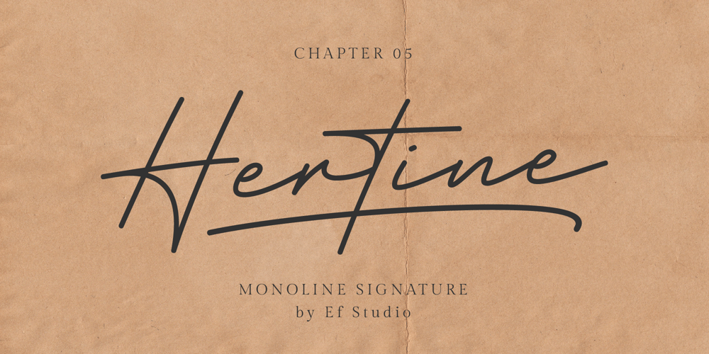 Hertine font