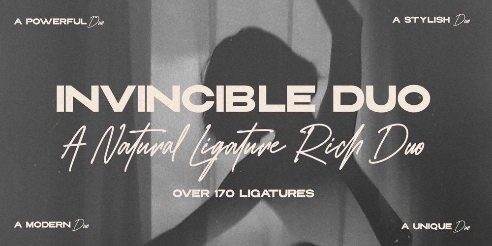 Invincible Duo Script font