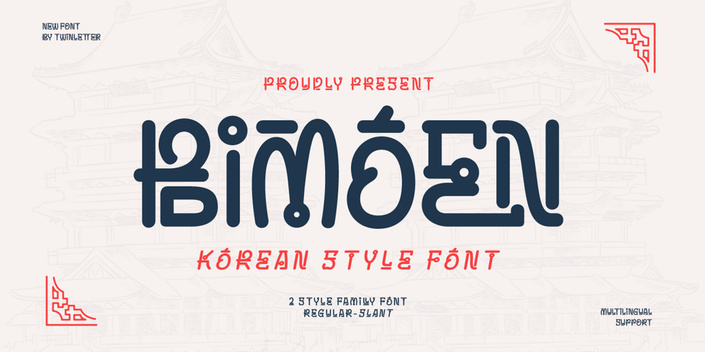 Bimoen font