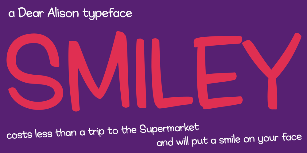 Smiley font