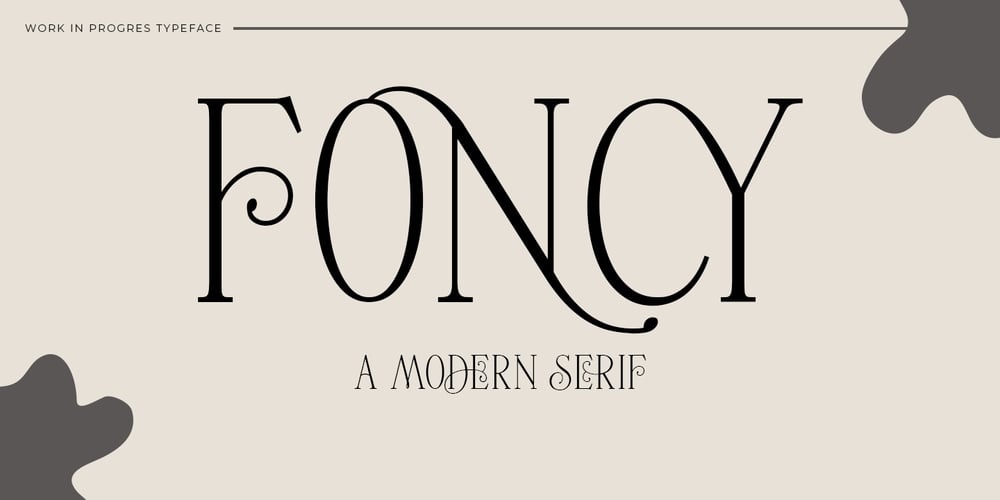 Foncy font