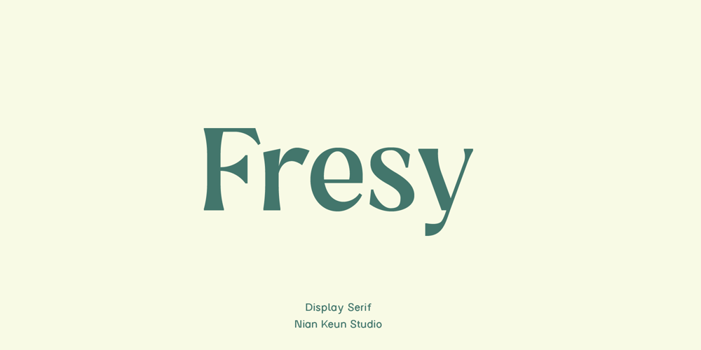Fresy font
