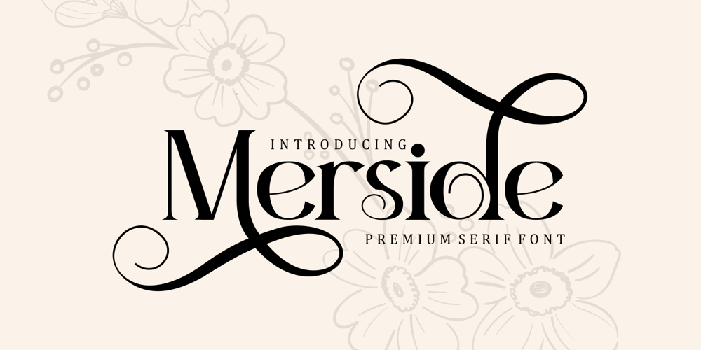 Merside font
