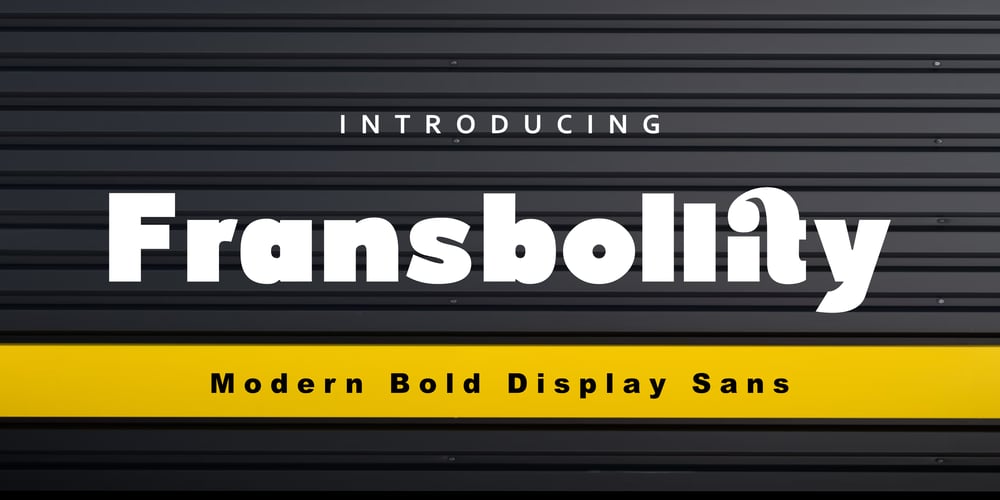 Fransbollity font