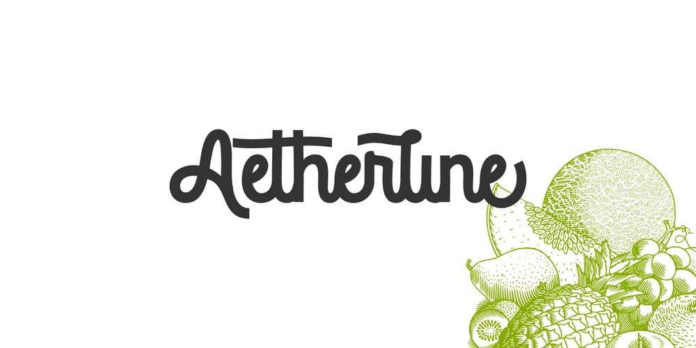 Aetherline font
