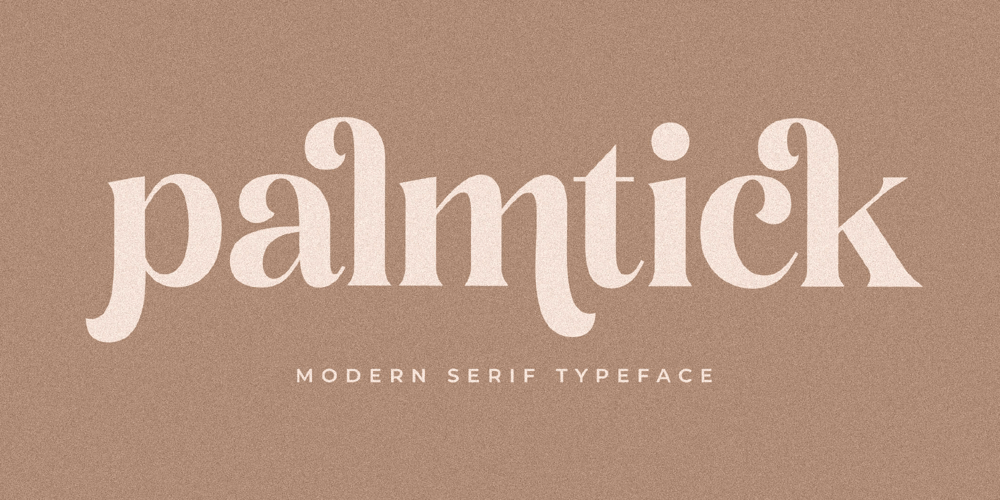 Palmtick font