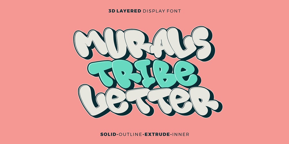 Murals Tribe Letter font