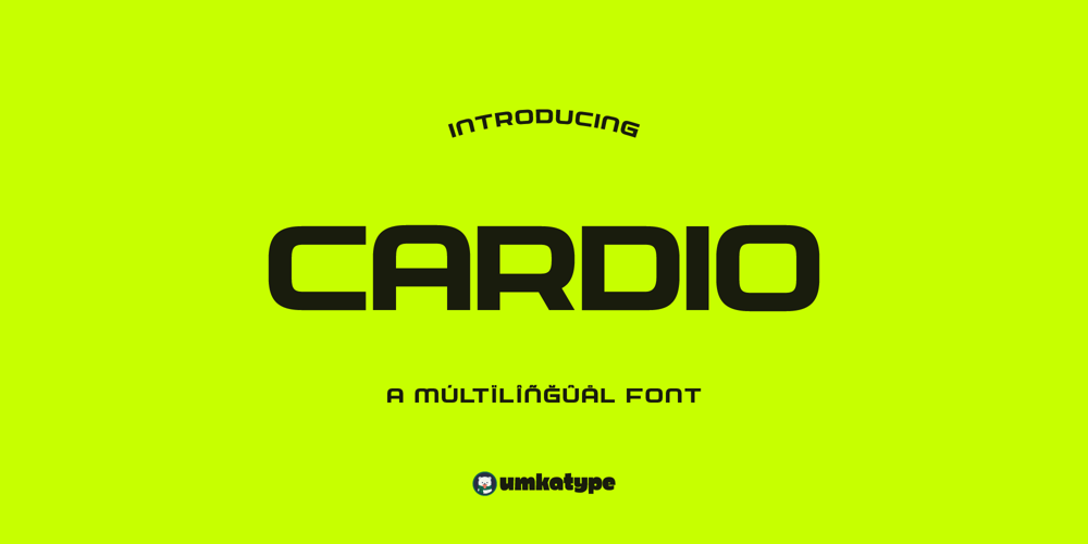 Cardio font