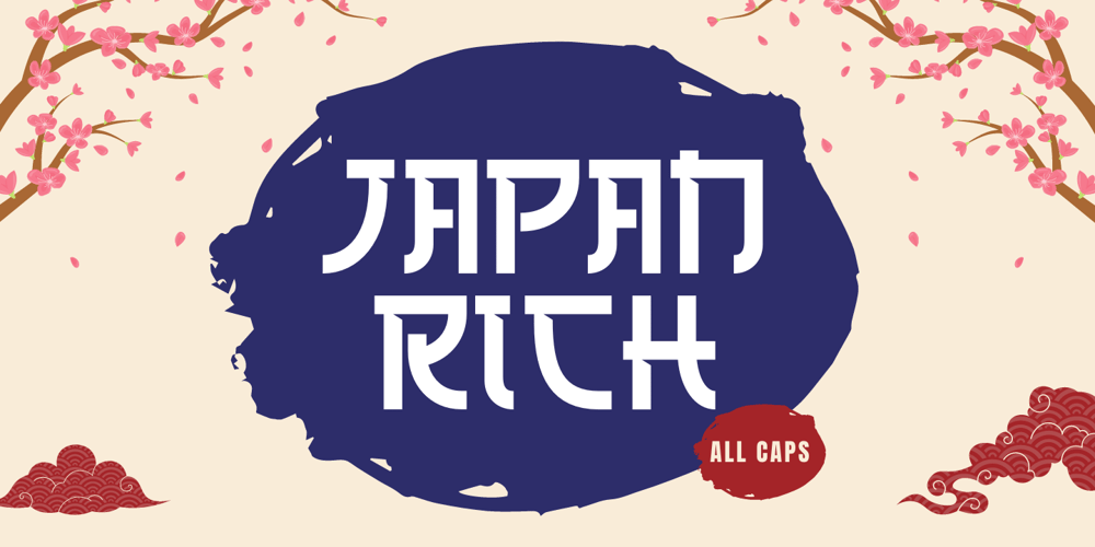 Japan Rich font