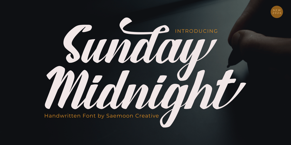 Sunday Midnight font