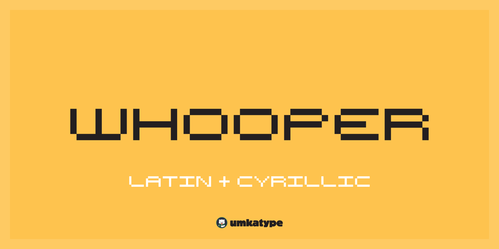 Whooper font