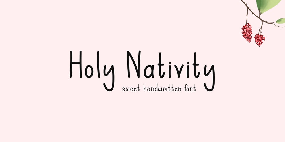 Holy Nativity font
