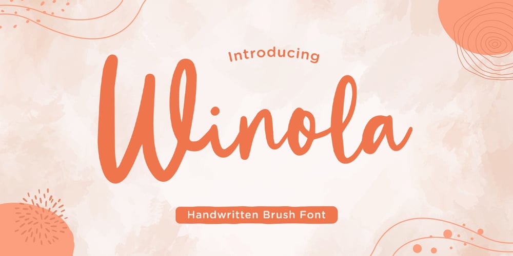 Winola font