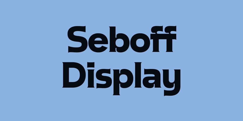 Seboff Display font