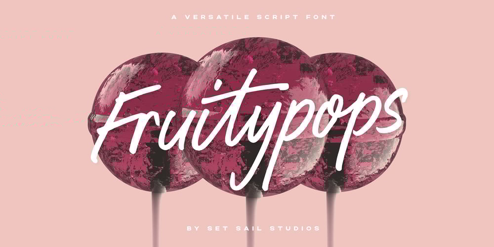 Fruitypops font