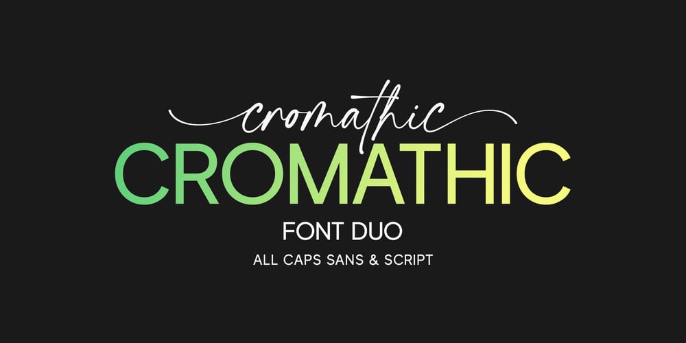 Cromathic font