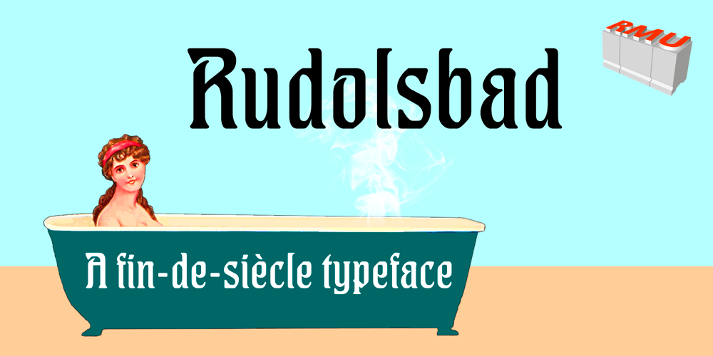 Rudolsbad font