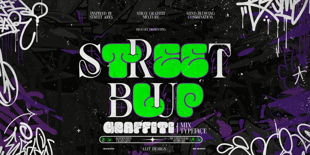 Street Blup font
