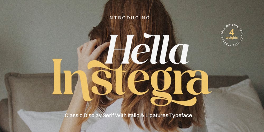 Hella Instegra font