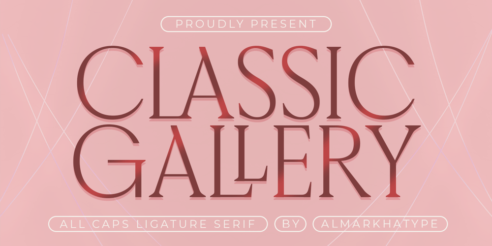 Classic Gallery font