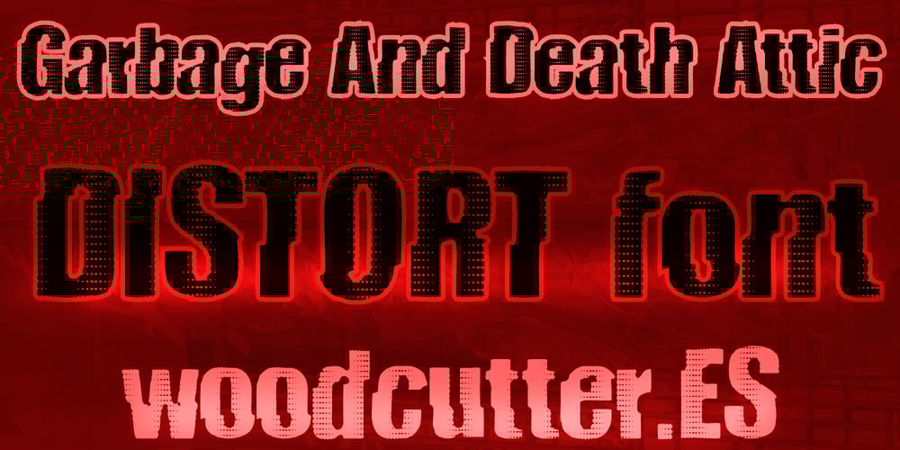 Garbage And Death Attic font