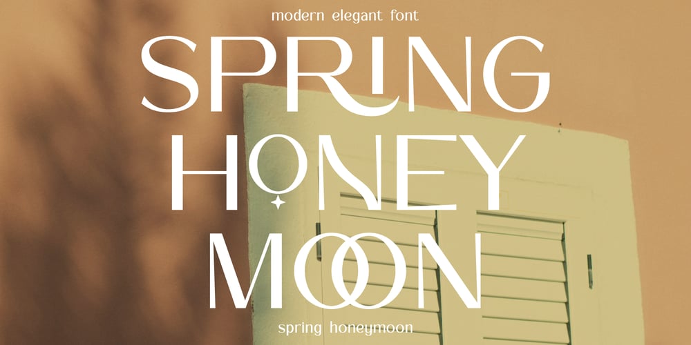 Spring Honeymoon font