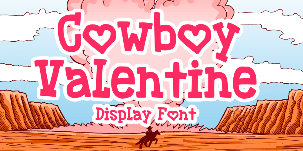 Cowboy Valentine font