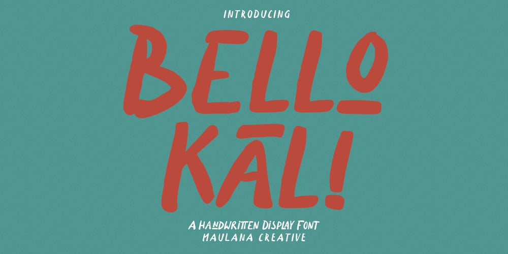 Bellokali font